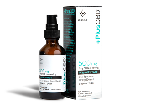 CBD OIL 500MG UNSWEETENED